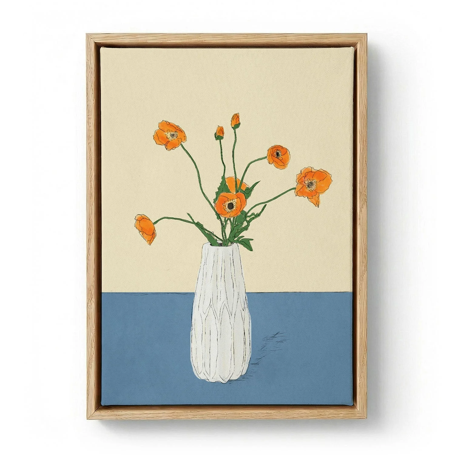 Vibrant Orange Flowers by Nadjaa