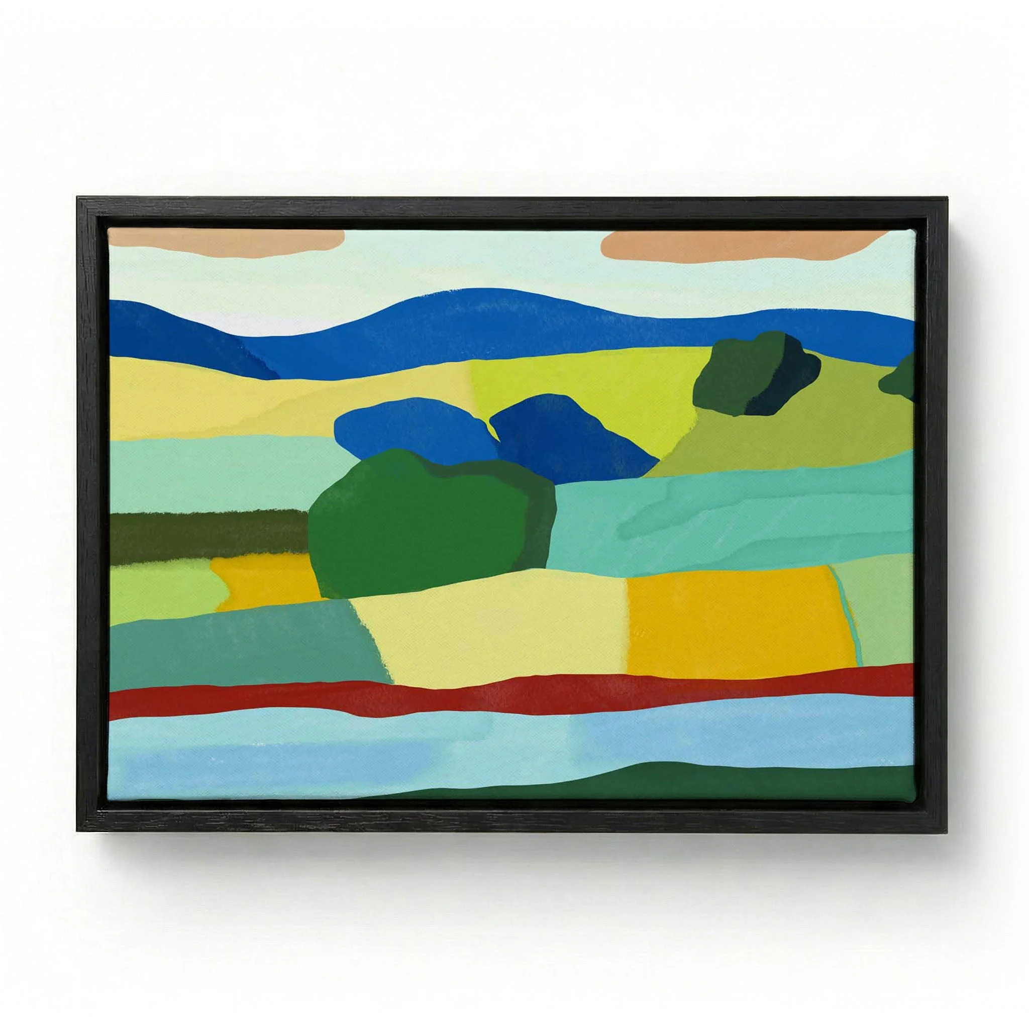 Vibrant Patchwork Fields by Little Dean - Image 5