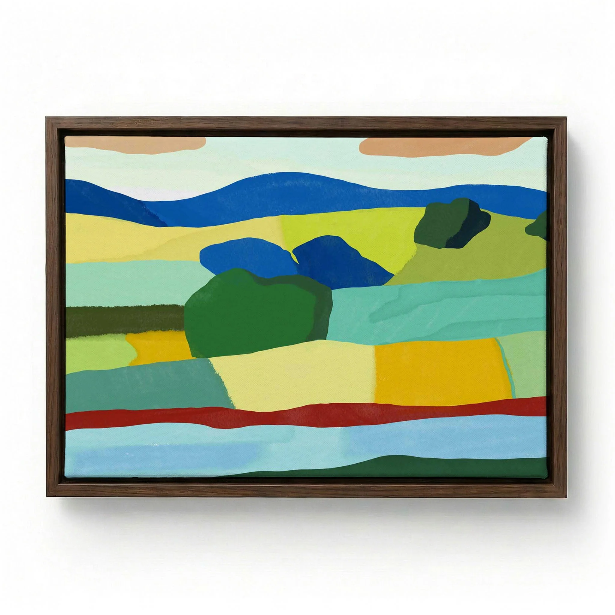 Vibrant Patchwork Fields by Little Dean - Image 6