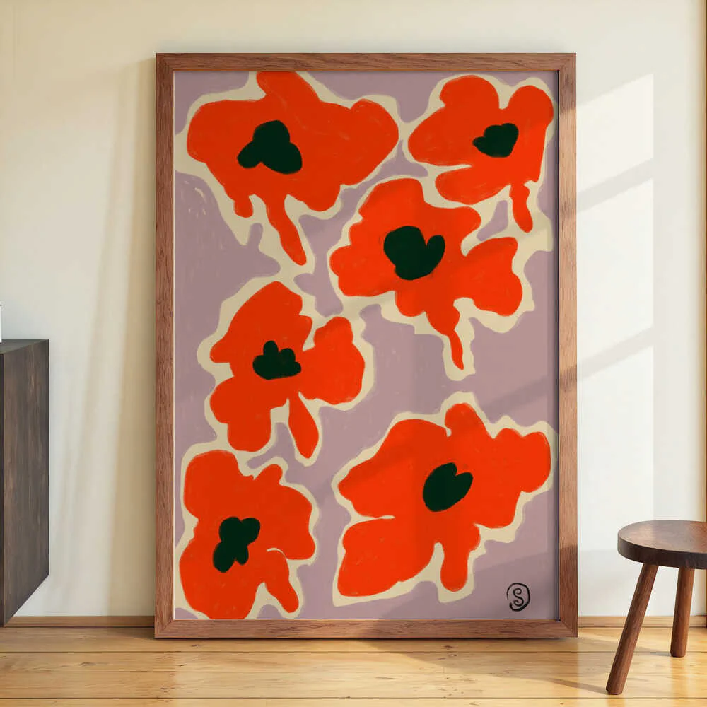 Vibrant Poppy Flowers by Sandra Poliakov - Image 3