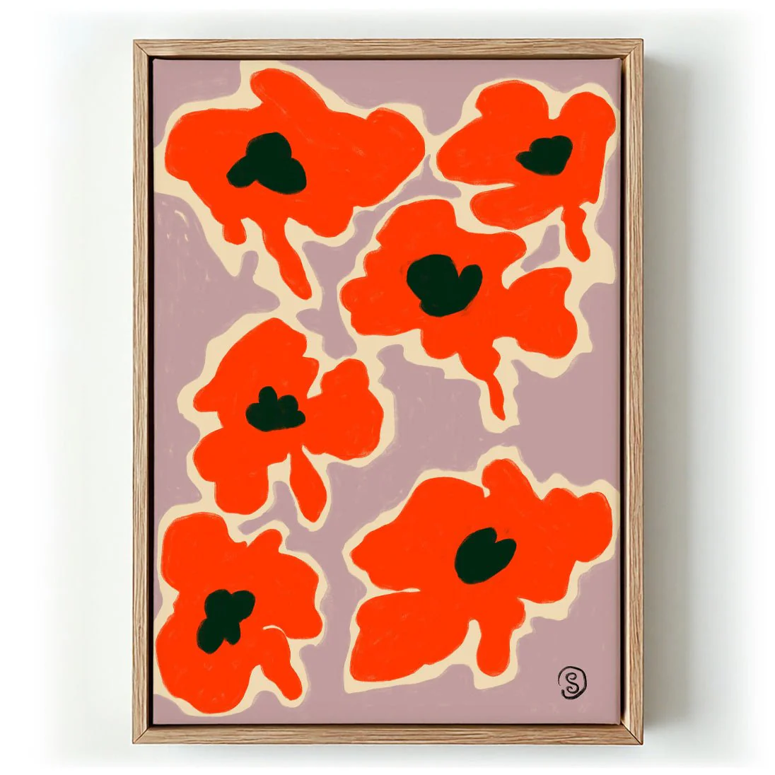 Vibrant Poppy Flowers by Sandra Poliakov