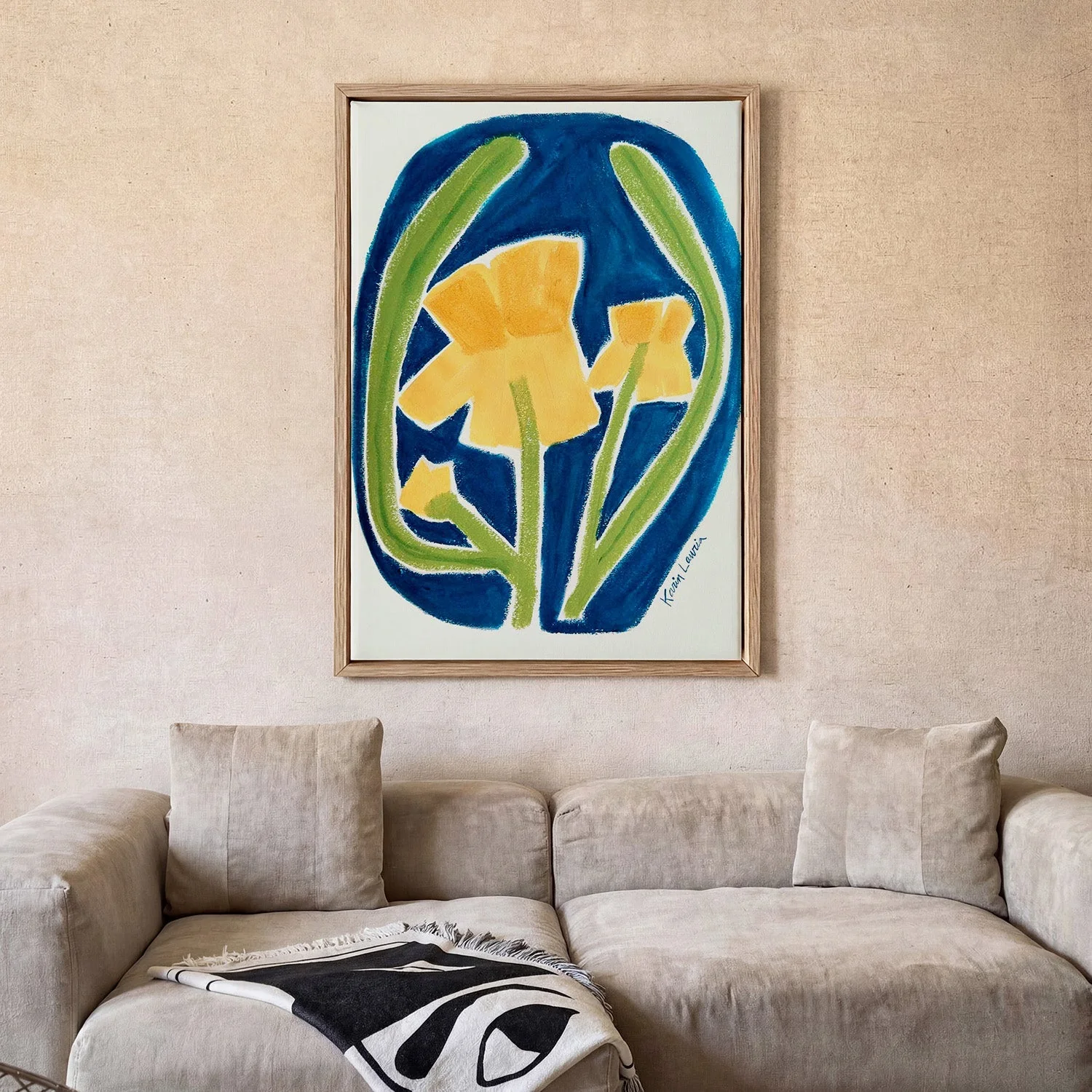 Vibrant Yellow Flowers by Karin Lauria - Image 2