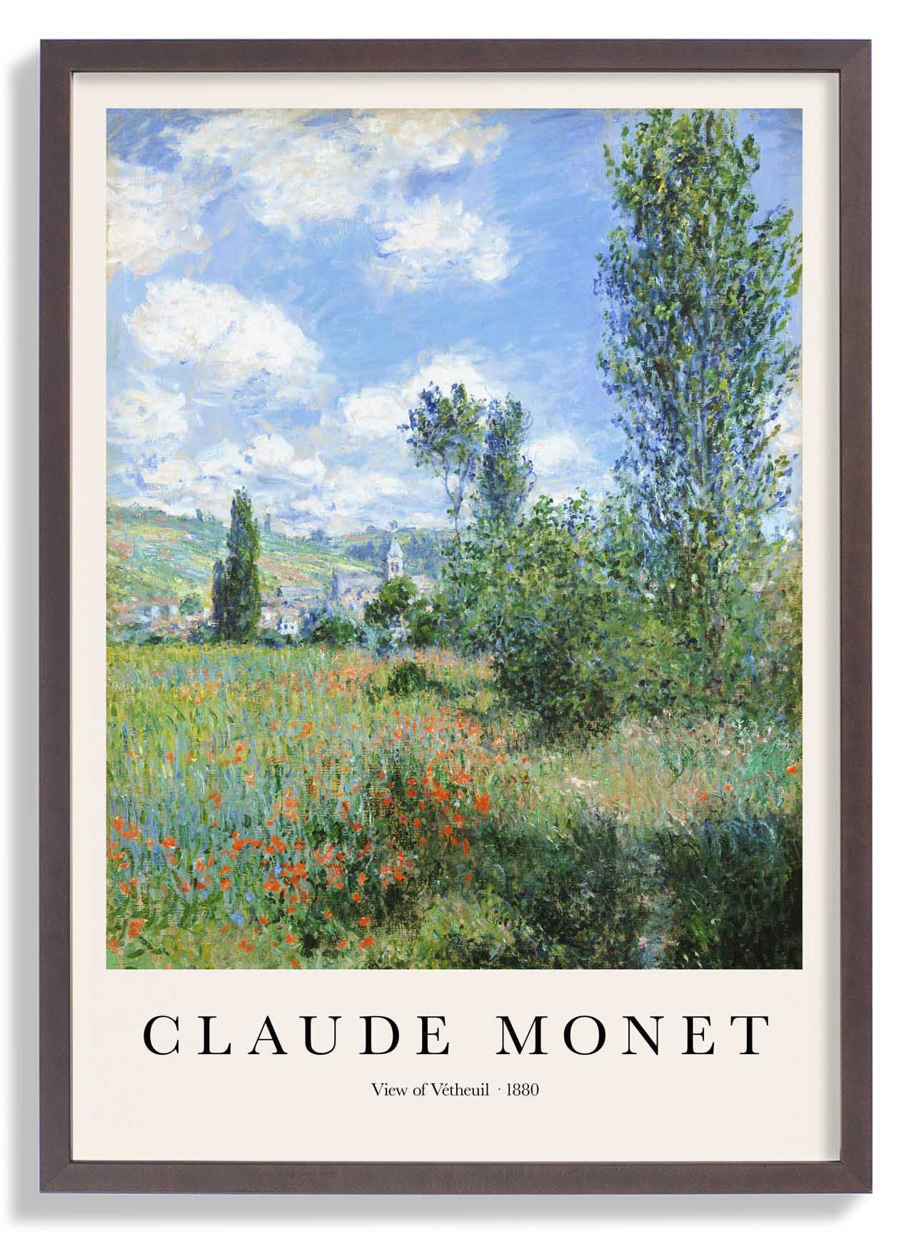 View of Vétheuil by Claude Monet - Image 7