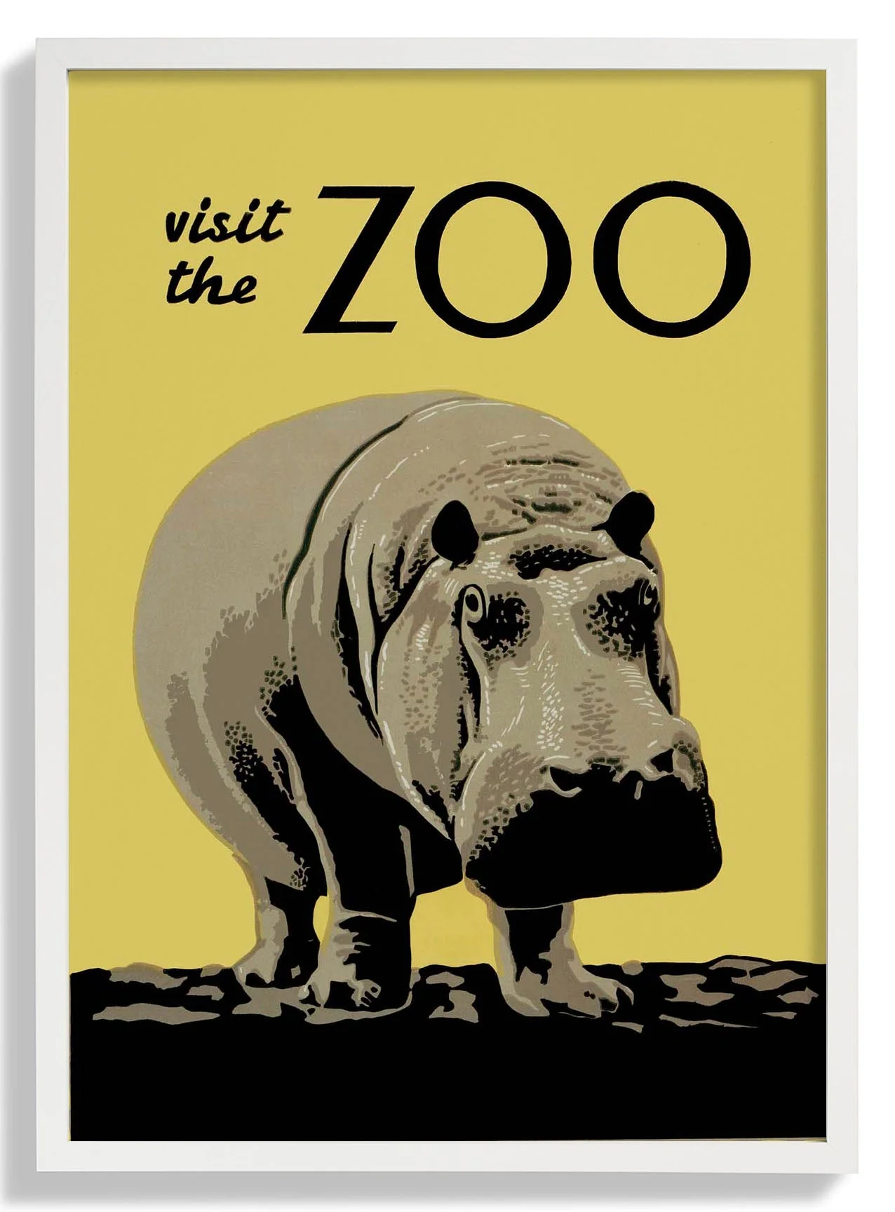 Visit the Zoo Vintage Hippo - Image 5