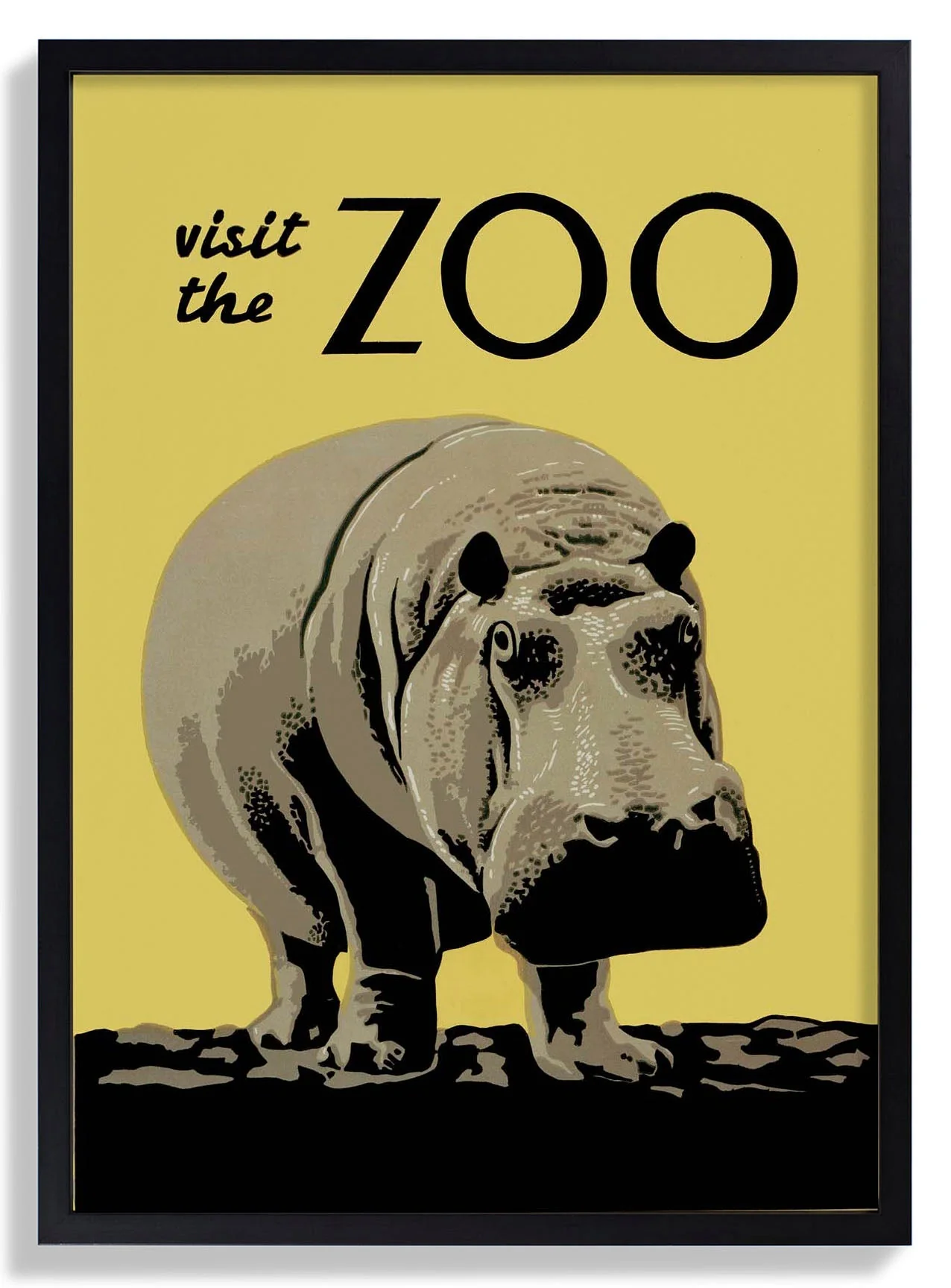 Visit the Zoo Vintage Hippo - Image 6