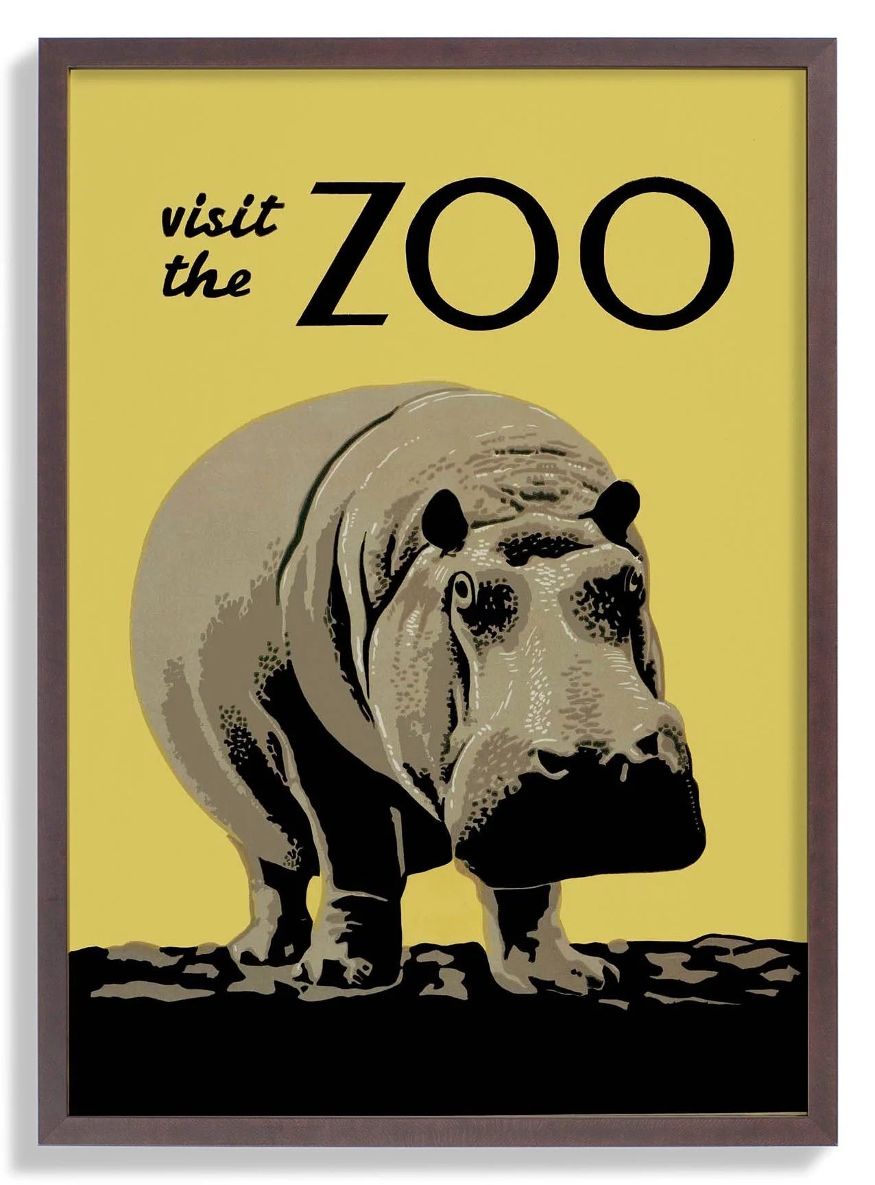 Visit the Zoo Vintage Hippo - Image 7