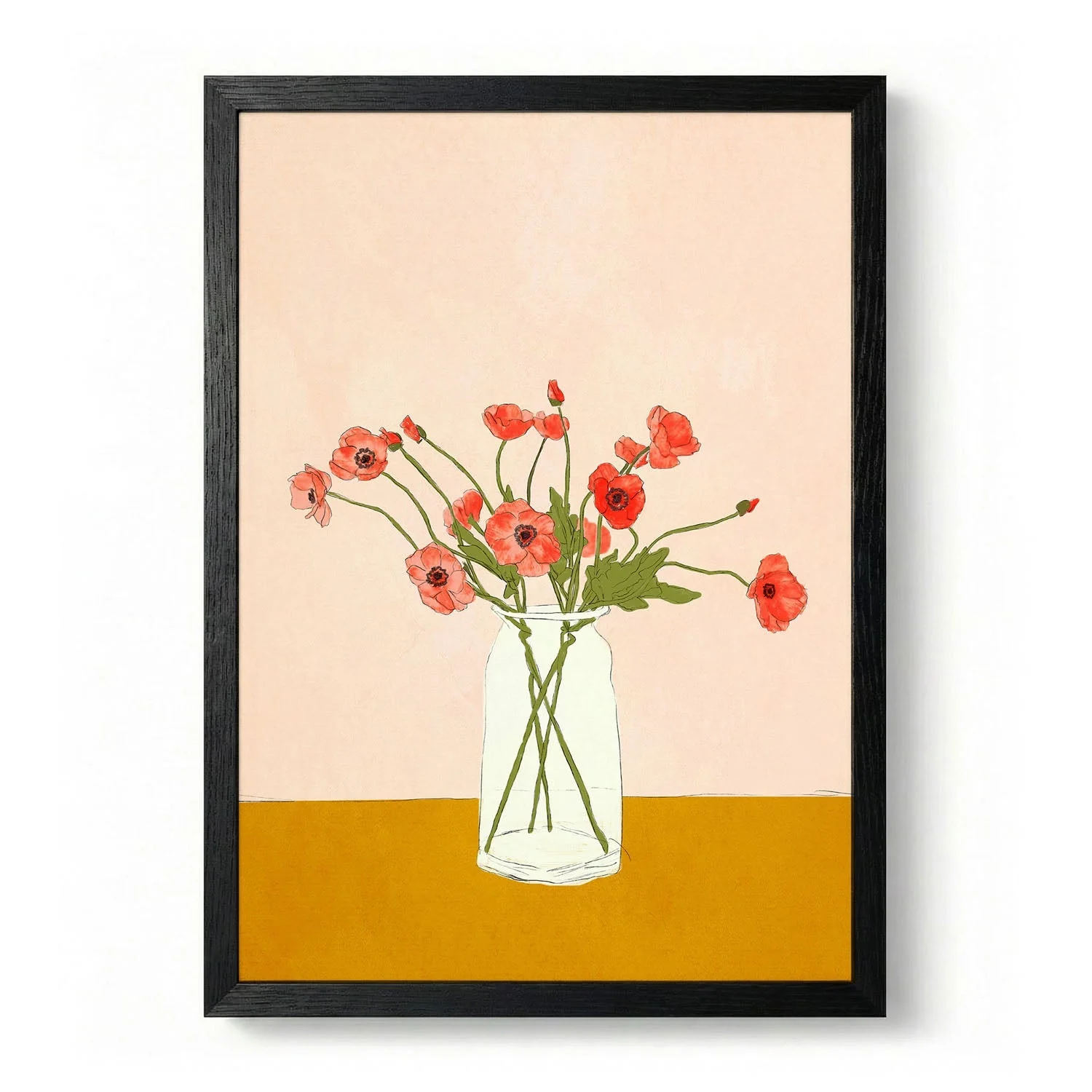 Warm Poppies Still Life by Nadjaa - Image 5