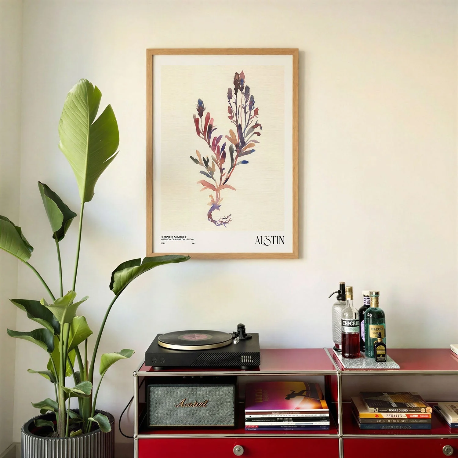 Watercolor print collection Flower market - Austin by NKTN - Image 2