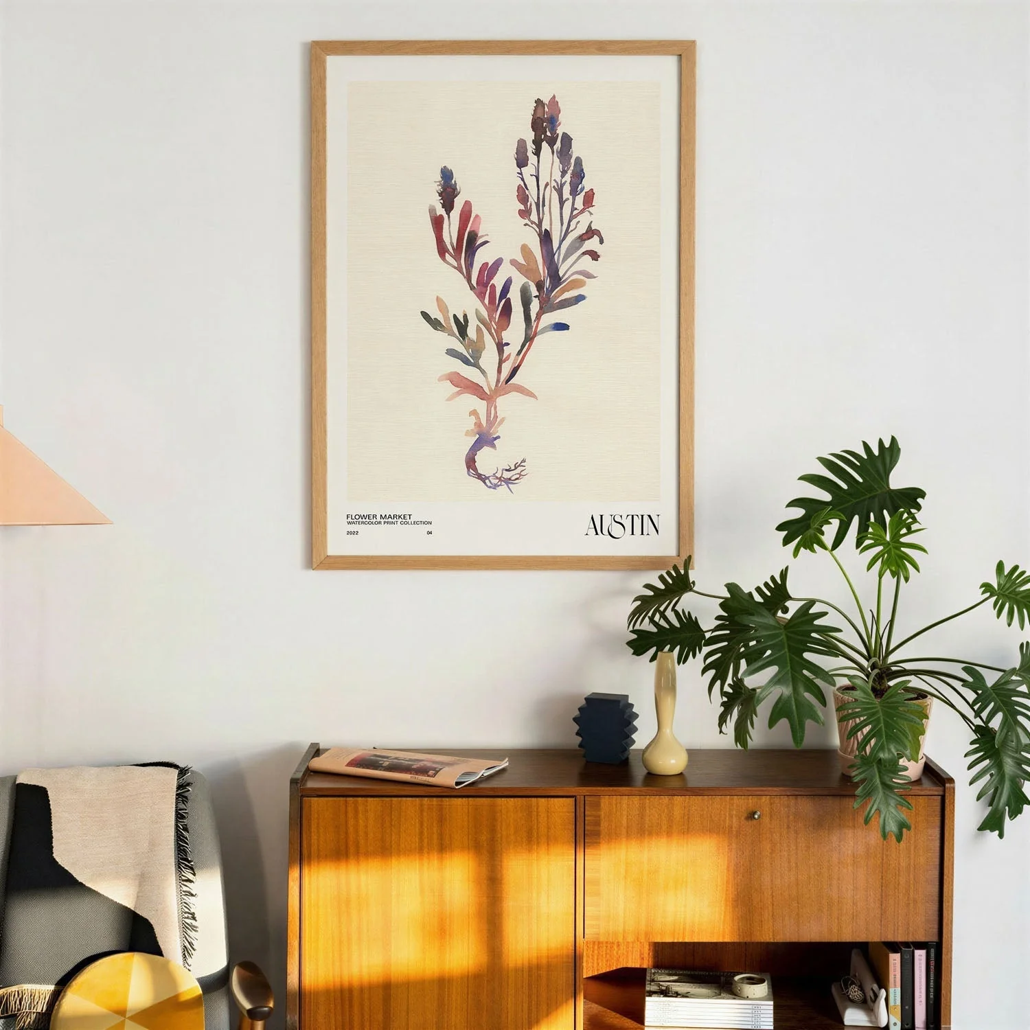 Watercolor print collection Flower market - Austin by NKTN - Image 3