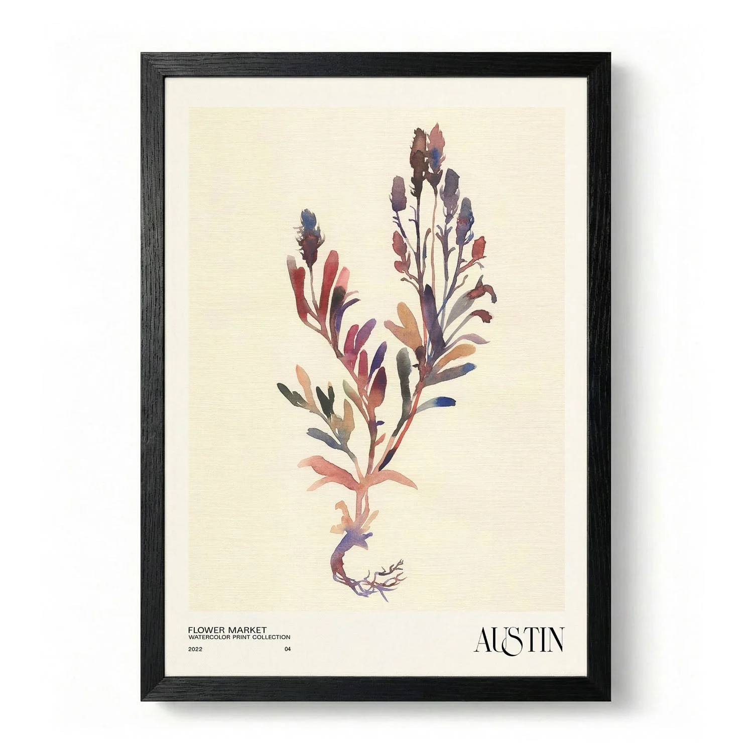 Watercolor print collection Flower market - Austin by NKTN - Image 5