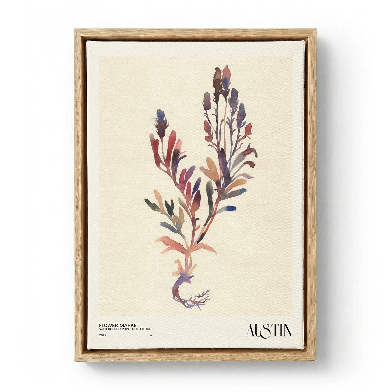 Watercolor print collection Flower market - Austin by NKTN
