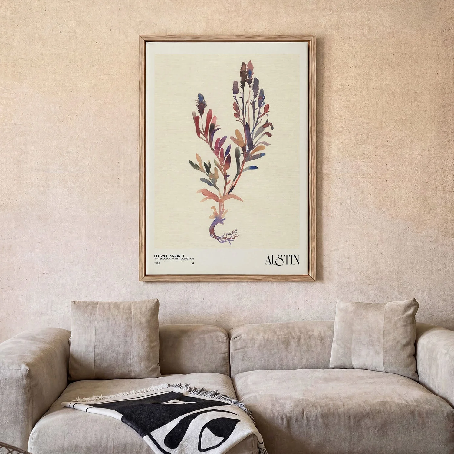 Watercolor print collection Flower market - Austin by NKTN - Image 2