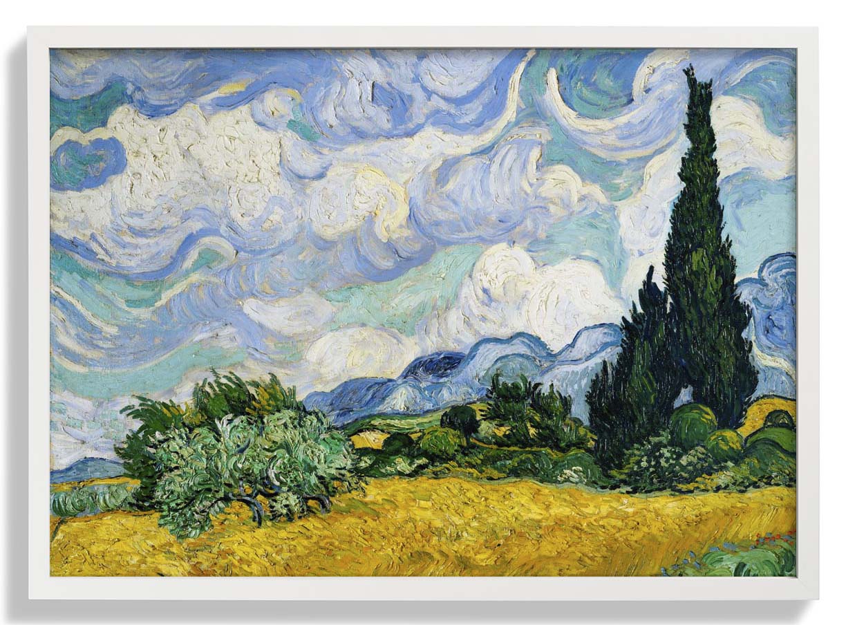 Wheat Field with Cypresses by Van Gogh - Image 5