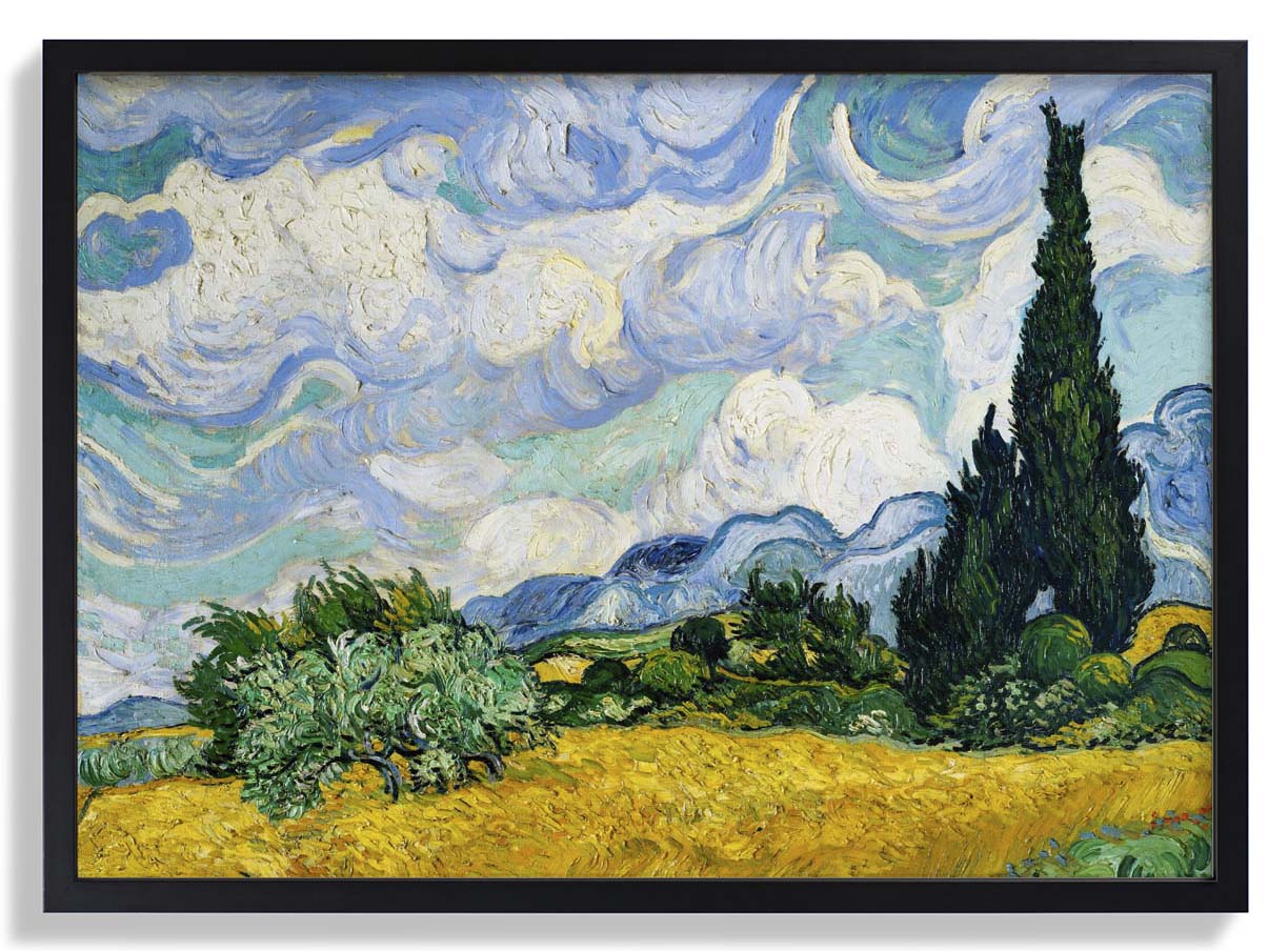 Wheat Field with Cypresses by Van Gogh - Image 6