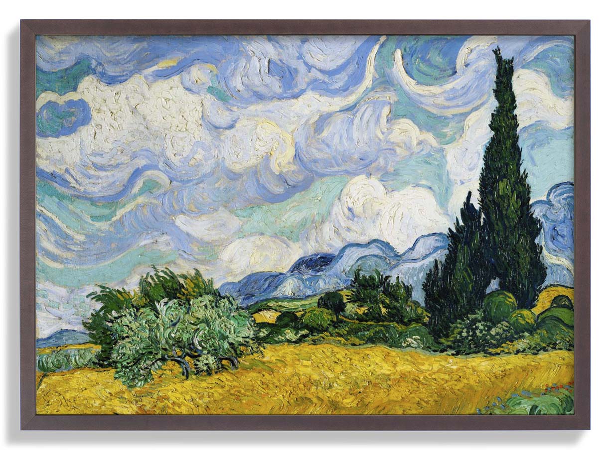 Wheat Field with Cypresses by Van Gogh - Image 7