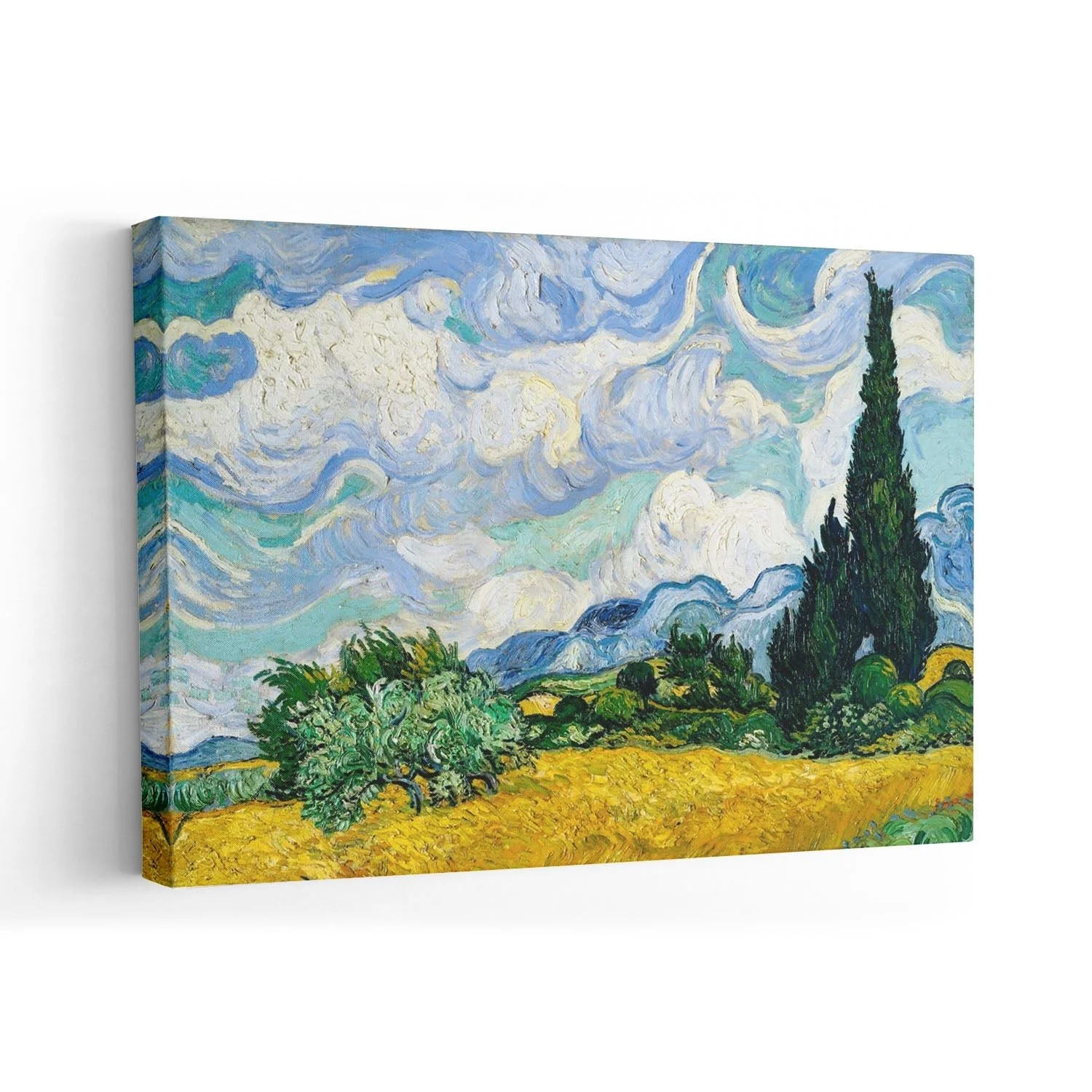 Wheat Field with Cypresses by Van Gogh - Image 7