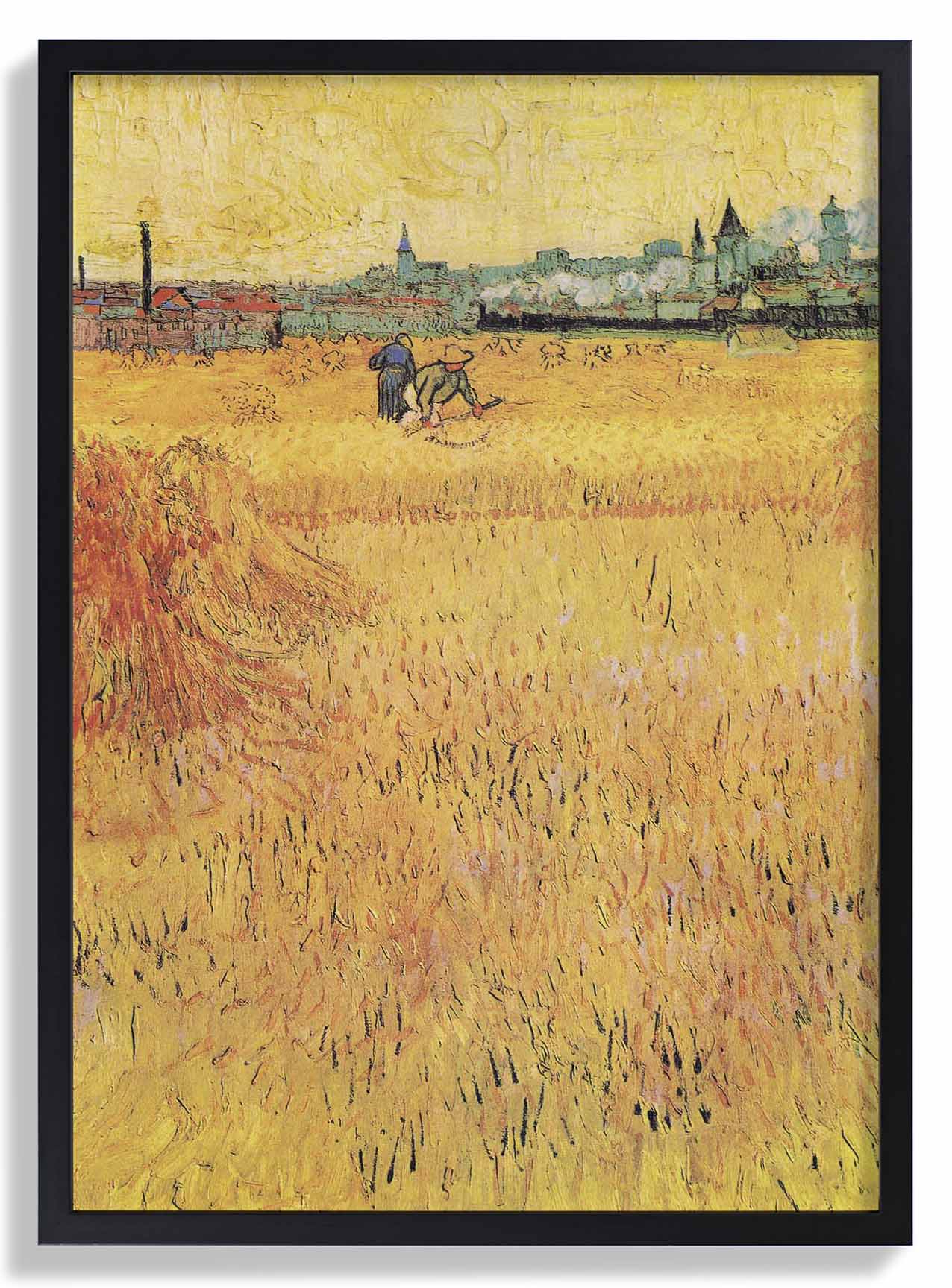 Wheat Field with View of Arles by Van Gogh - Image 6