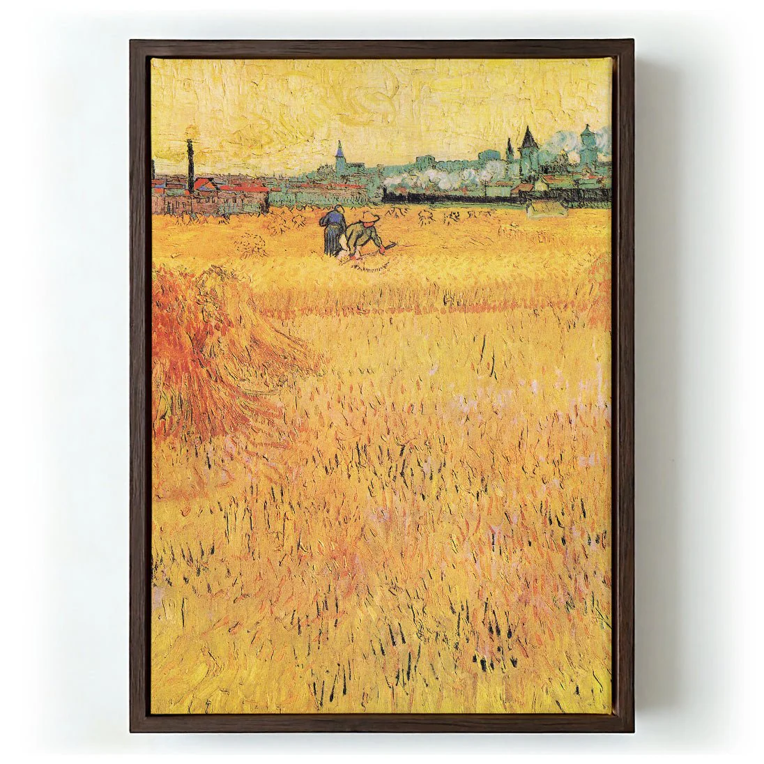 Wheat Field with View of Arles by Van Gogh - Image 5