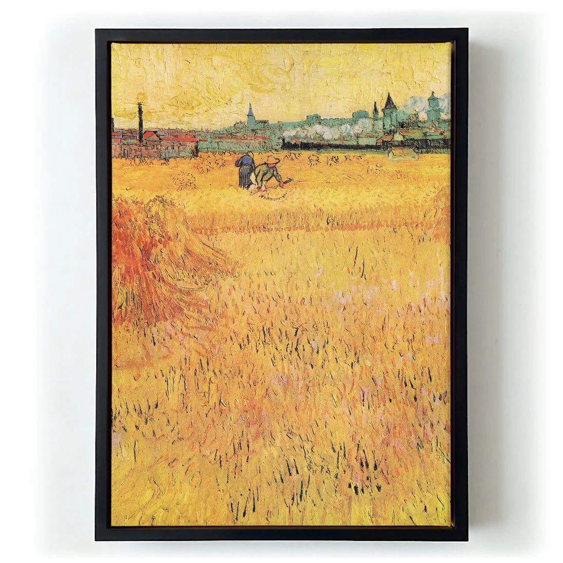 Wheat Field with View of Arles by Van Gogh - Image 6