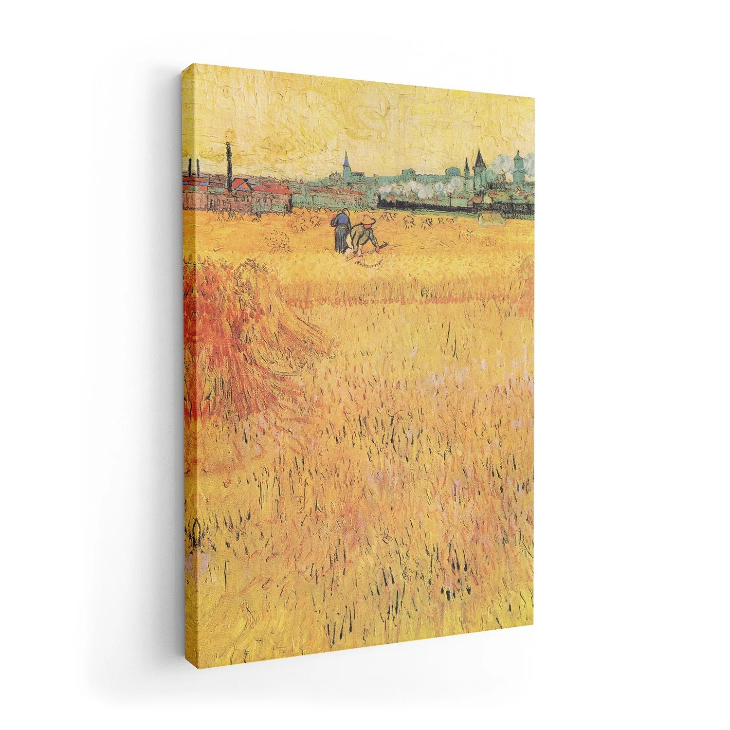 Wheat Field with View of Arles by Van Gogh - Image 7