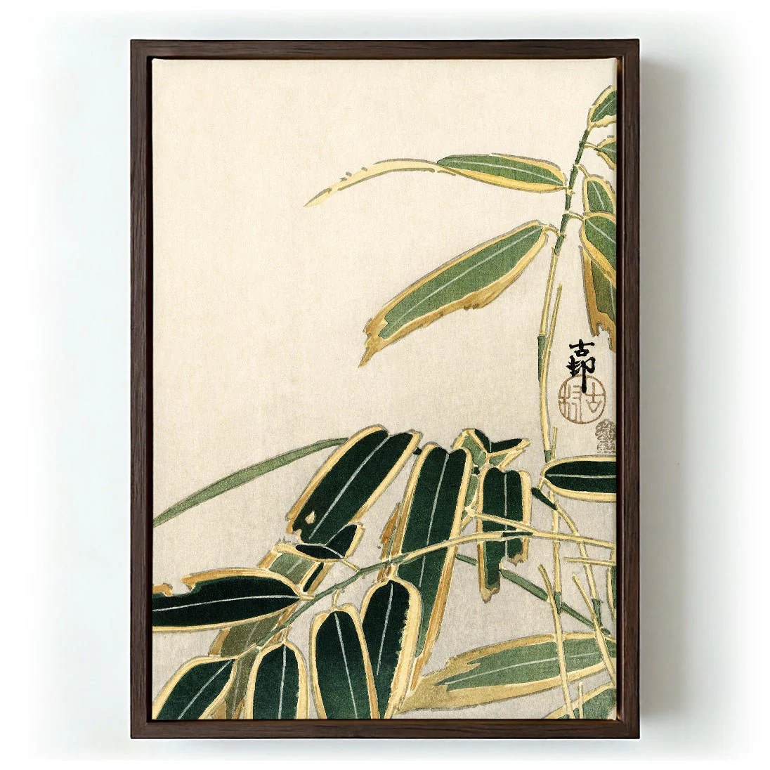 Wheatear in Bamboo by Ohara Koson - Image 6