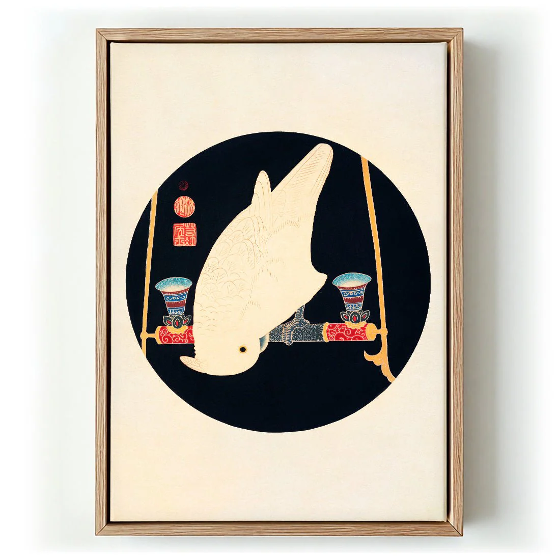 The White Macaw by Ito Jakuchu
