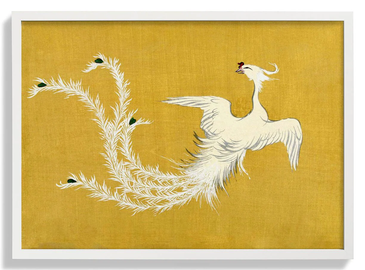 White Phoenix by Kamisaka Sekka - Image 5