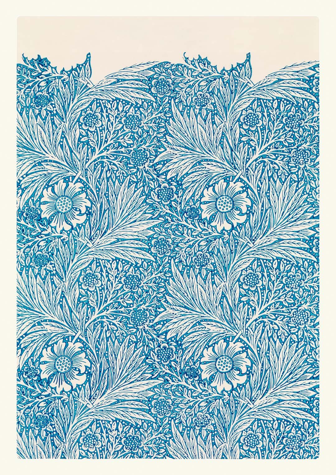William Morris Blue Marigold - Image 6