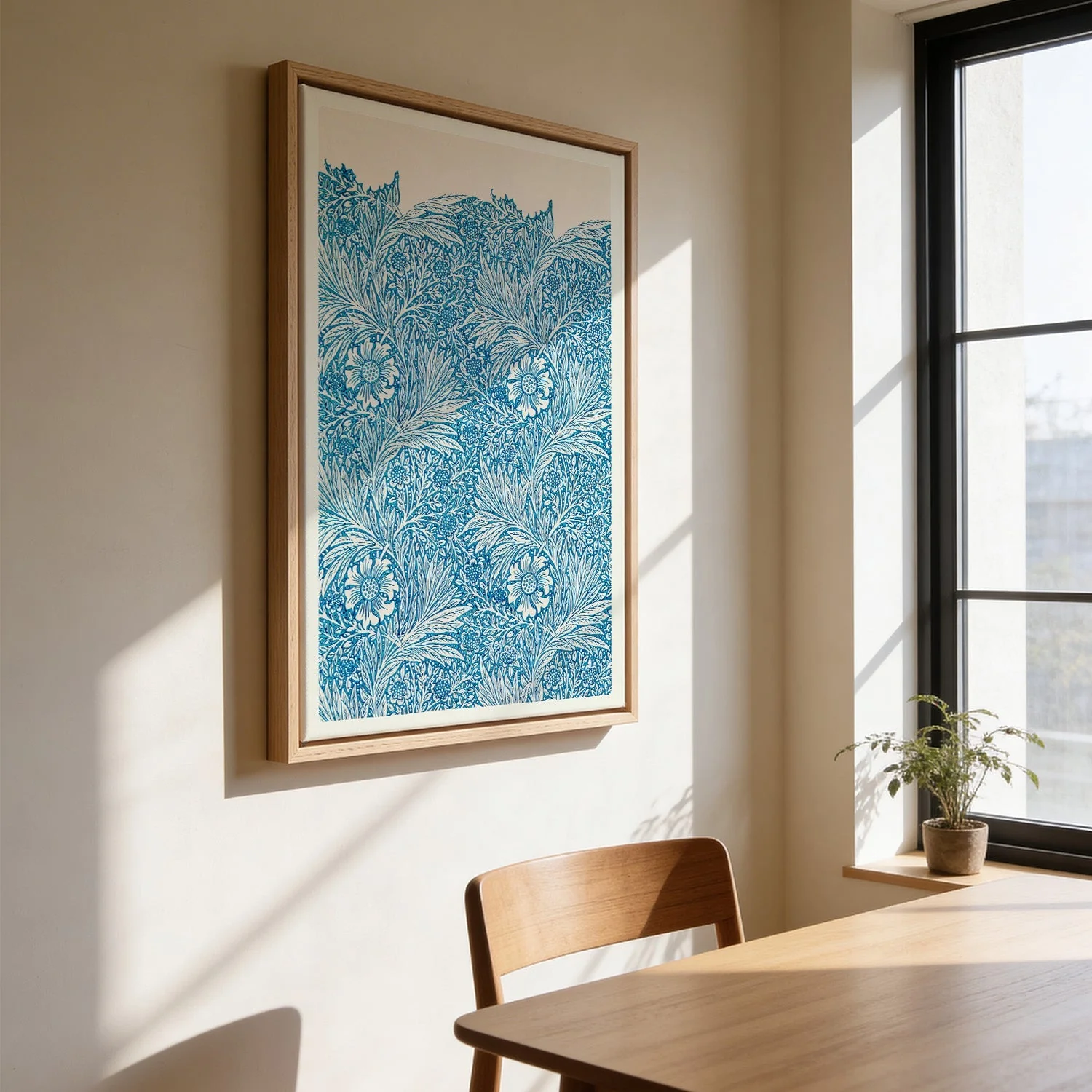 William Morris Blue Marigold - Image 3