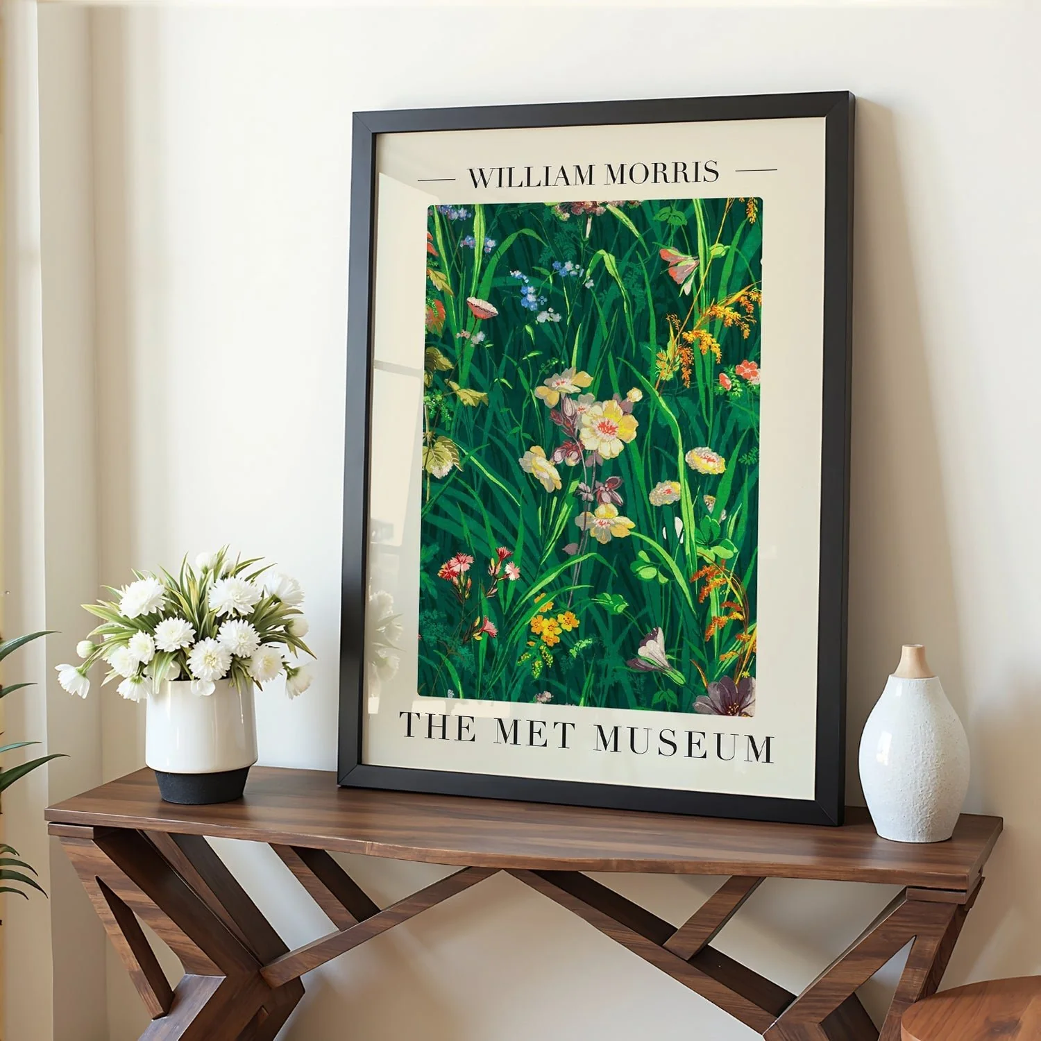 William Morris Grass with Lavender Art Exhibition - Image 4