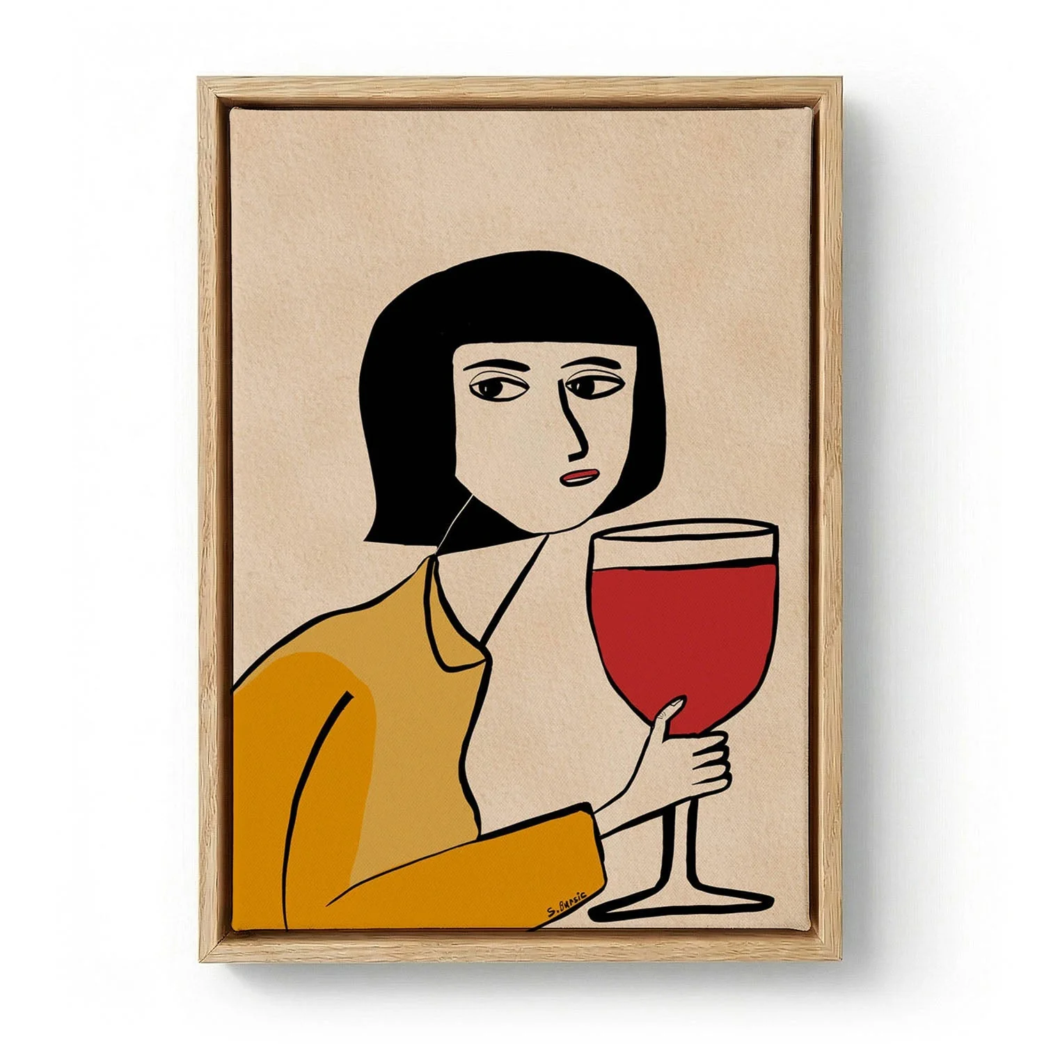 Wine lover by Sharyn Bursic