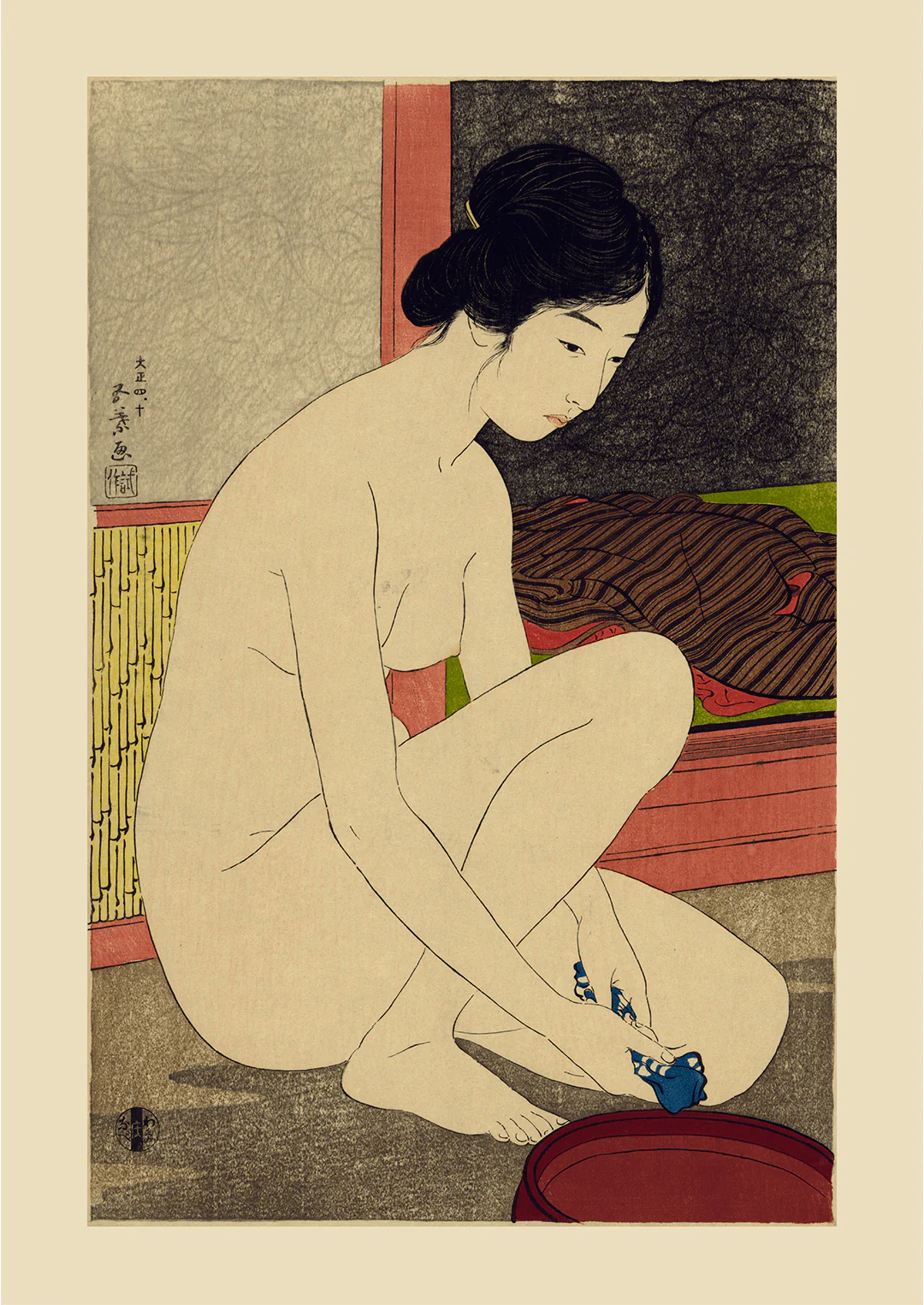 Woman after a bath by Gōyo Hashiguchi - Image 8