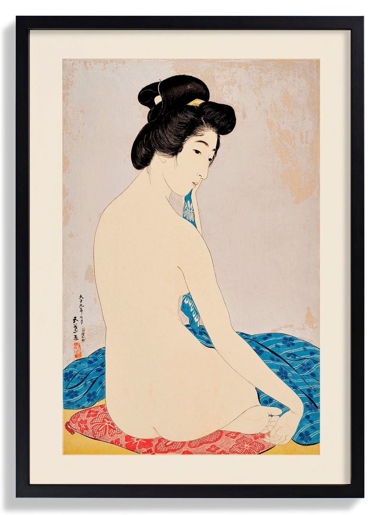 Woman after bath 1920 by Gōyo Hashiguchi - Image 7