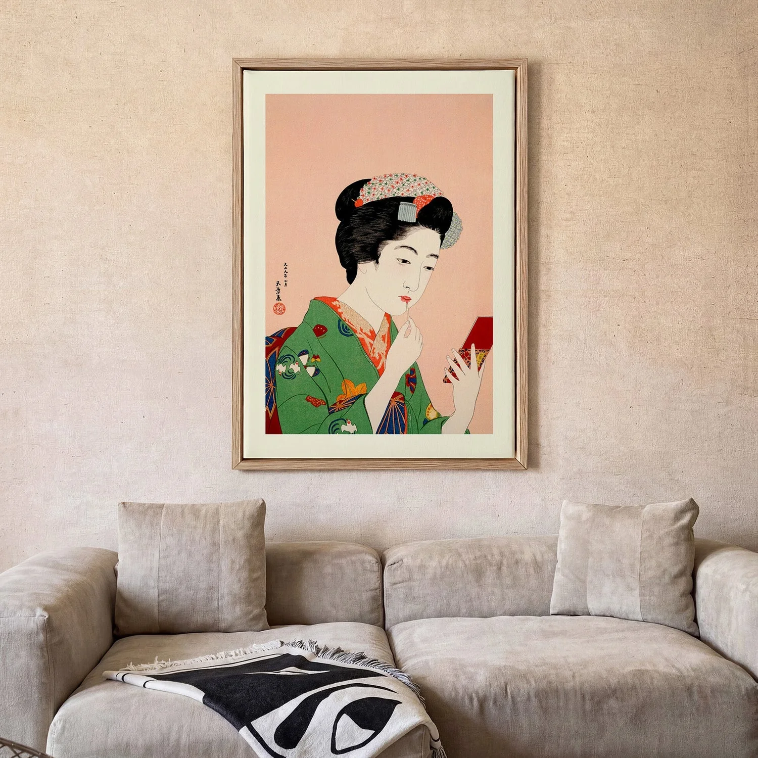 Woman Applying Rouge by Gōyo Hashiguchi - Image 2