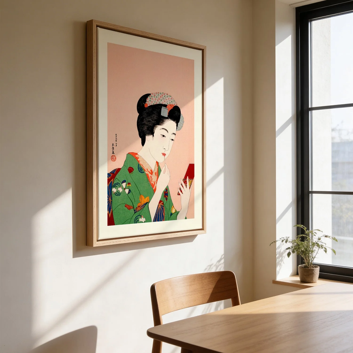Woman Applying Rouge by Gōyo Hashiguchi - Image 3