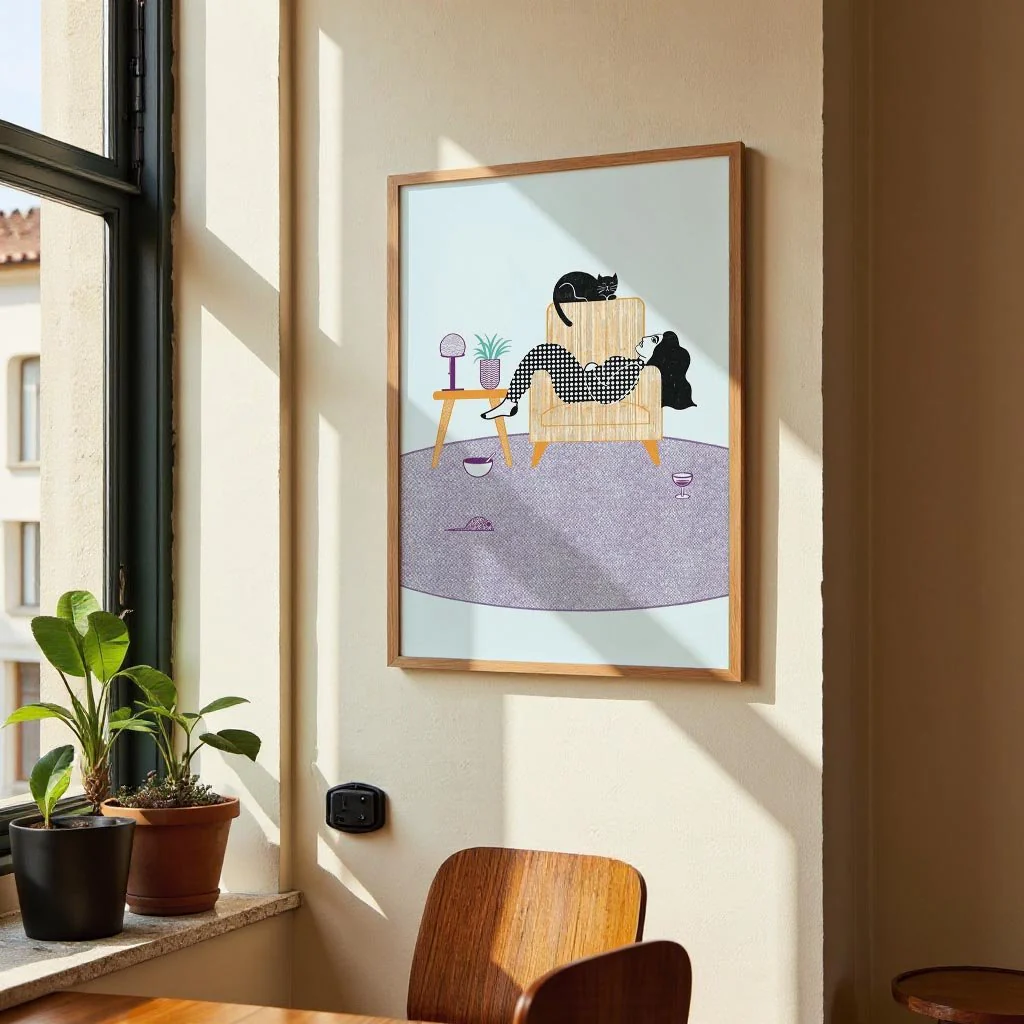 Woman Cat Armchair by Nicole Marra - Image 2