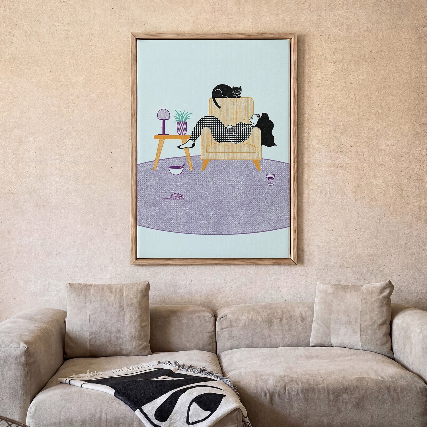 Woman Cat Armchair by Nicole Marra - Image 2