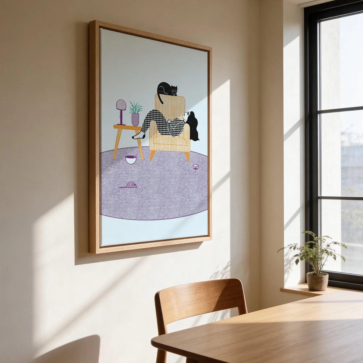 Woman Cat Armchair by Nicole Marra - Image 3