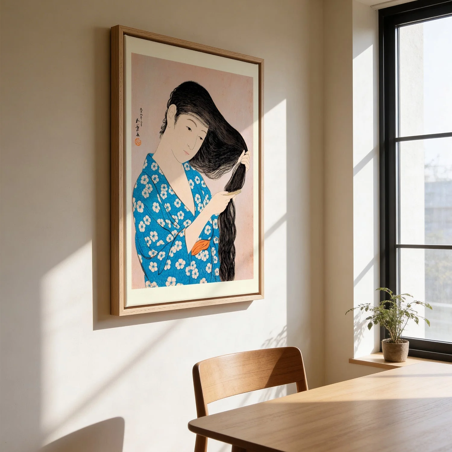 Woman Combing Her Hair by Gōyo Hashiguchi - Image 3