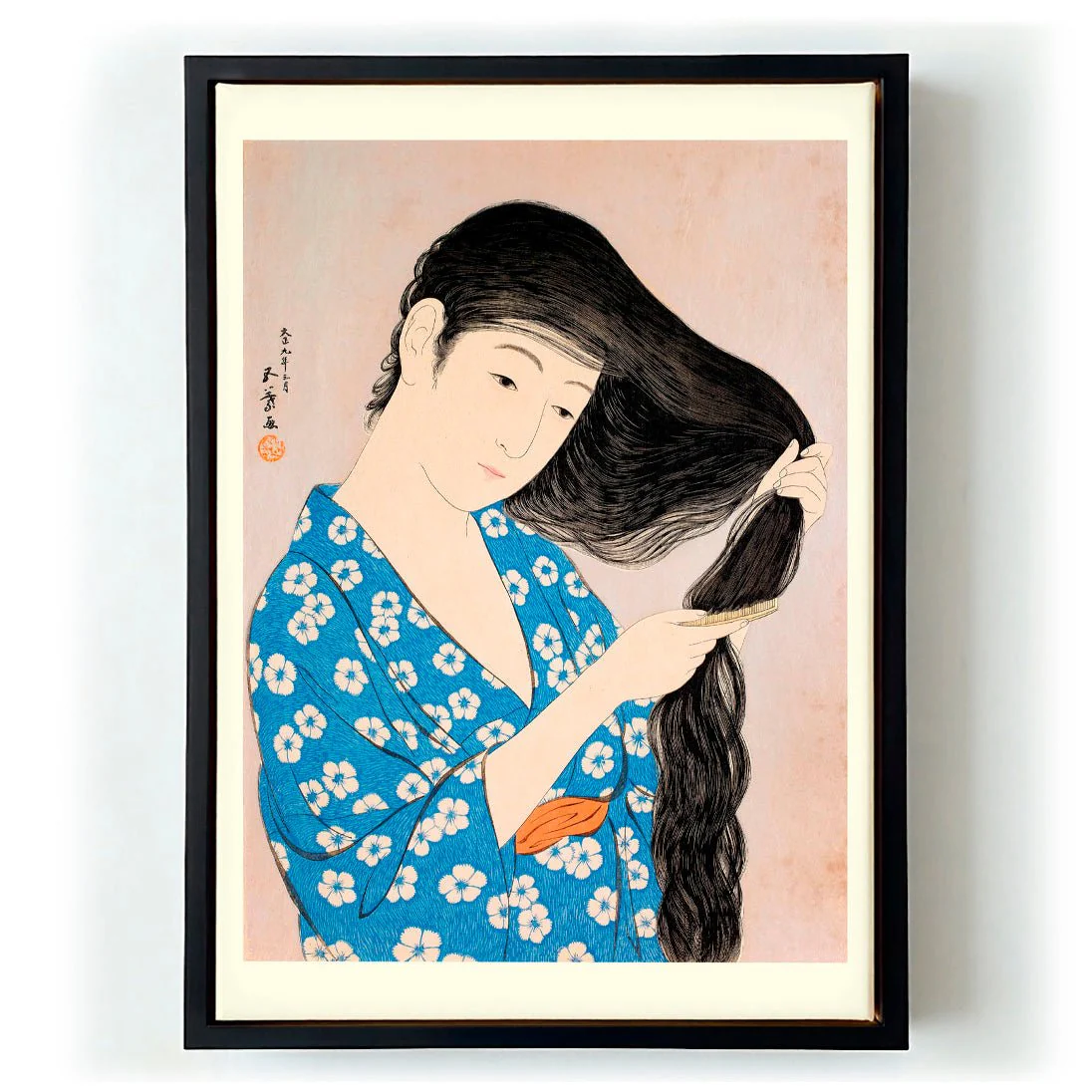Woman Combing Her Hair by Gōyo Hashiguchi - Image 5