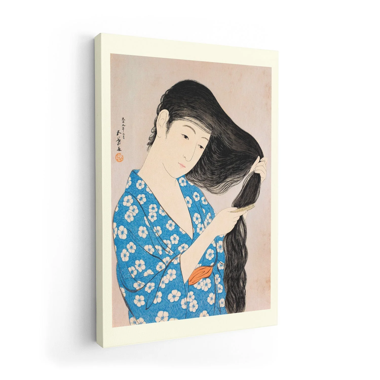 Woman Combing Her Hair by Gōyo Hashiguchi - Image 7