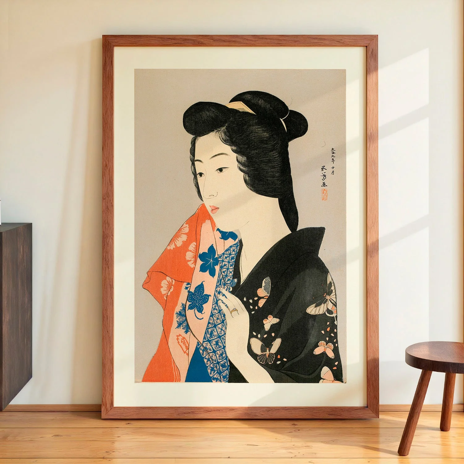 Woman Holding a Towel by Gōyo Hashiguchi - Image 4