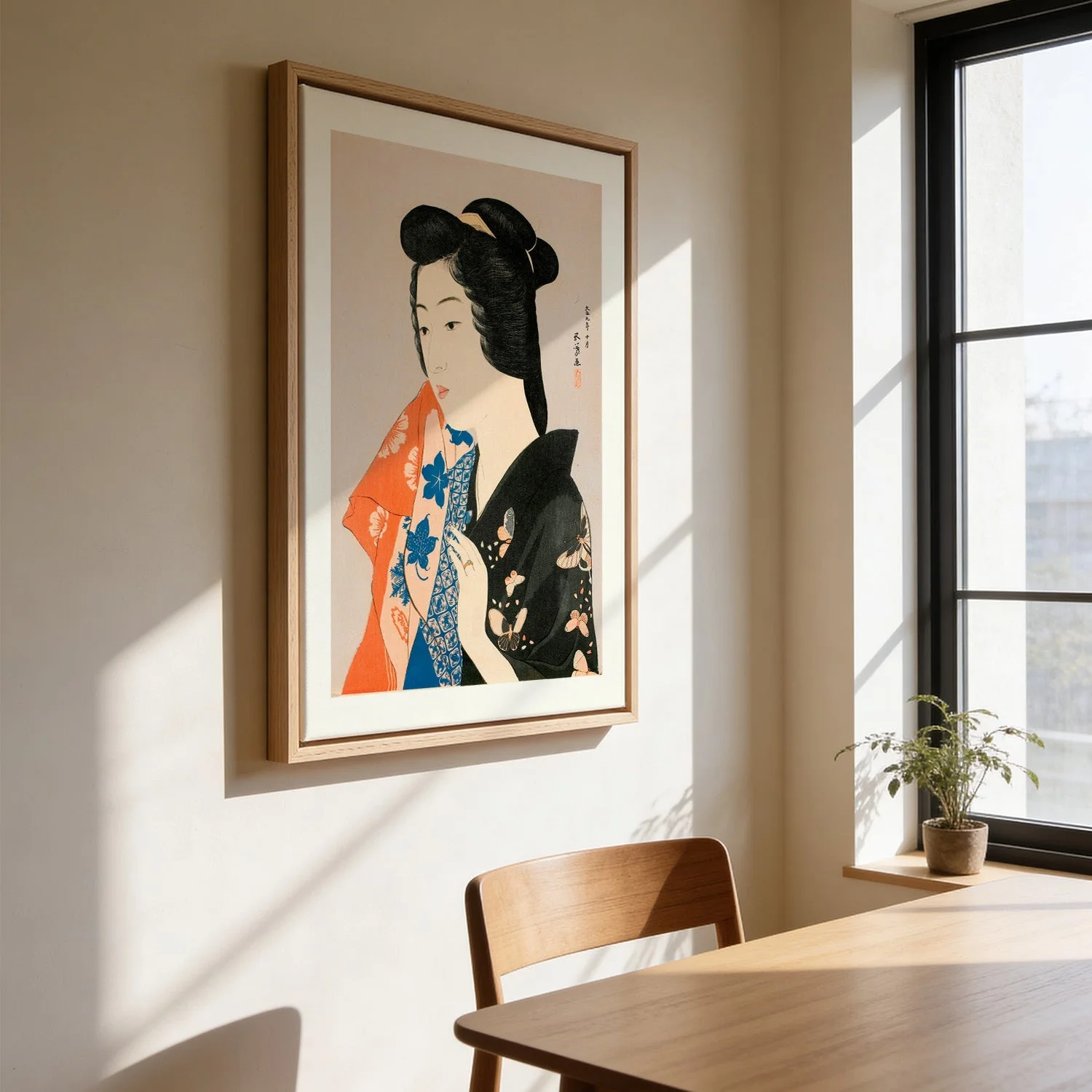 Woman Holding a Towel by Gōyo Hashiguchi - Image 3