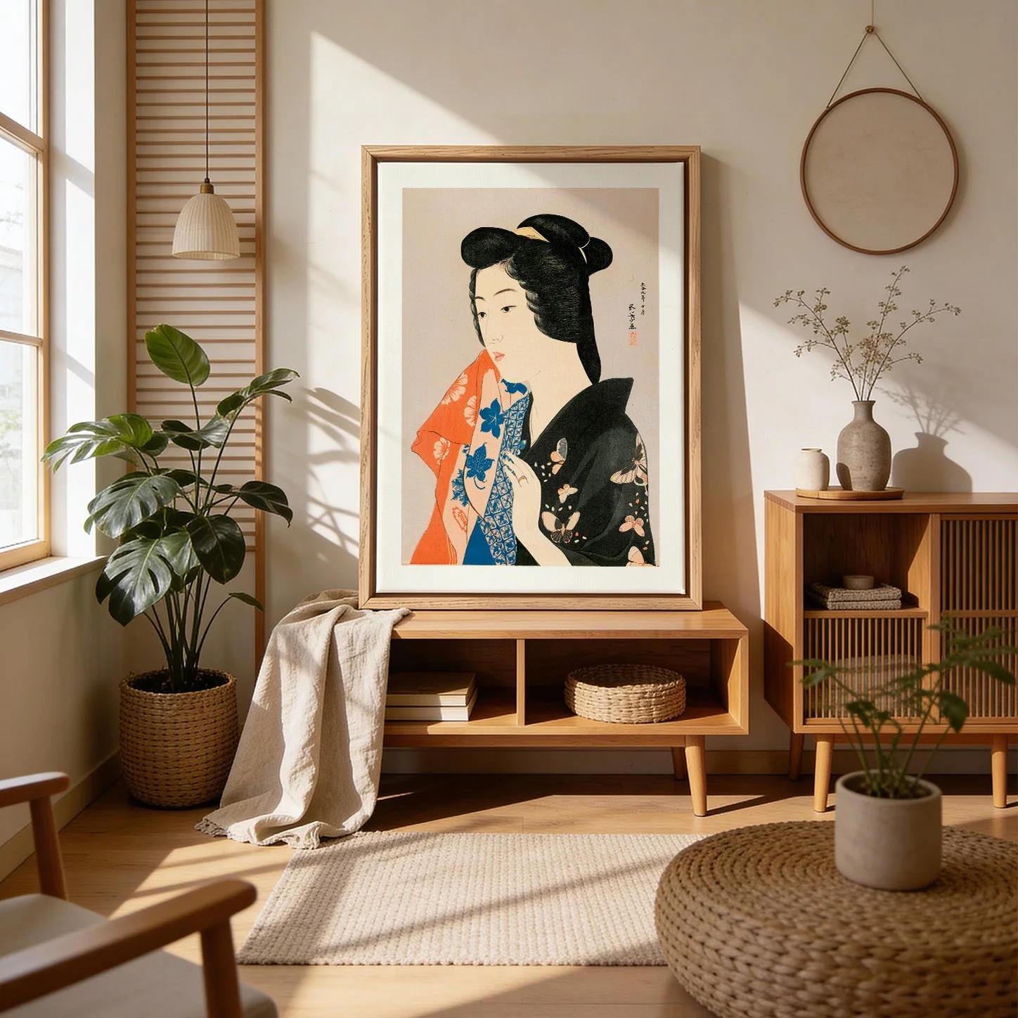 Woman Holding a Towel by Gōyo Hashiguchi - Image 4