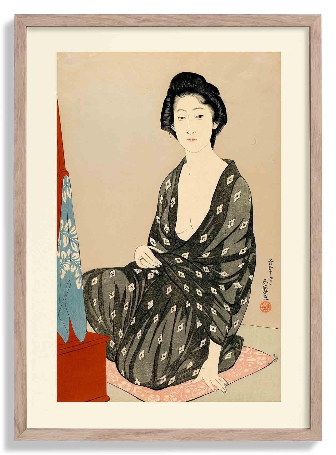 Woman in Summer Dress by Gōyo Hashiguchi