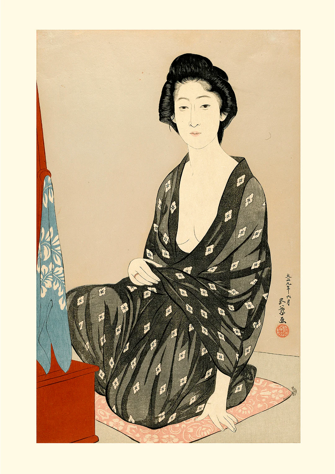 Woman in Summer Dress by Gōyo Hashiguchi - Image 8