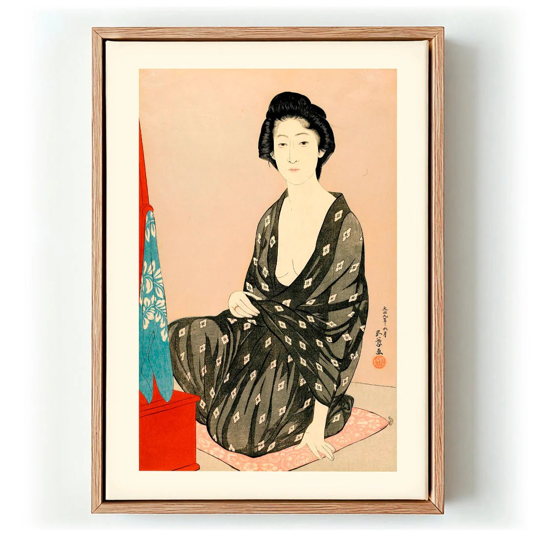 Woman in Summer Dress by Gōyo Hashiguchi