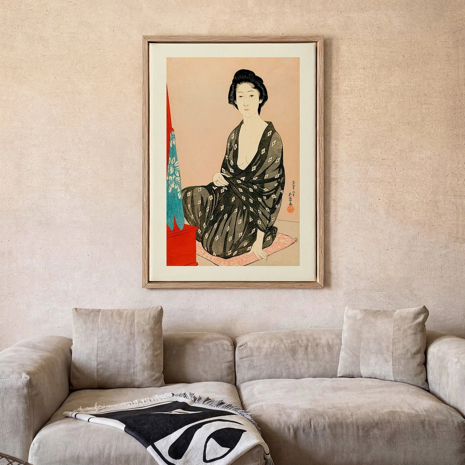 Woman in Summer Dress by Gōyo Hashiguchi - Image 2