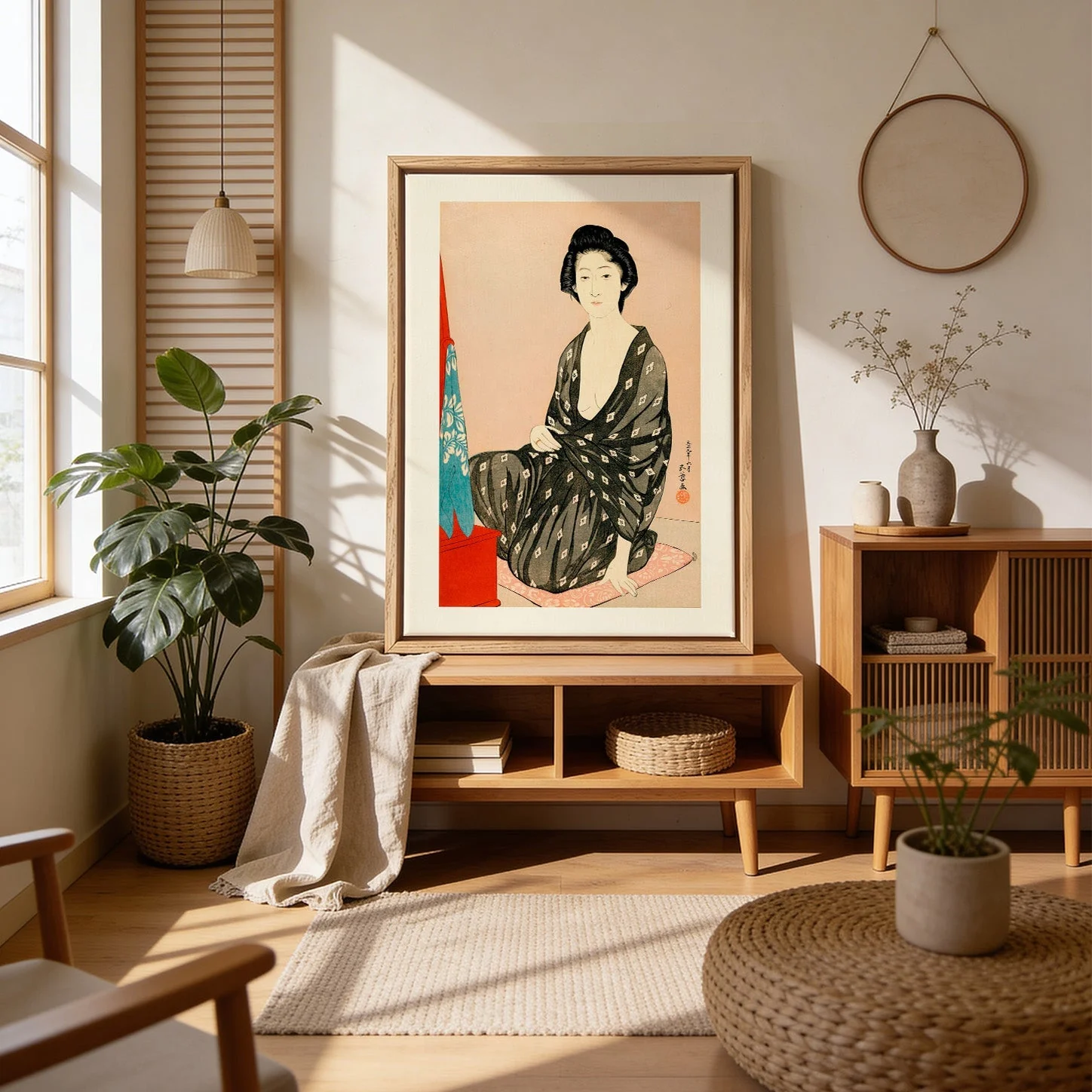 Woman in Summer Dress by Gōyo Hashiguchi - Image 4