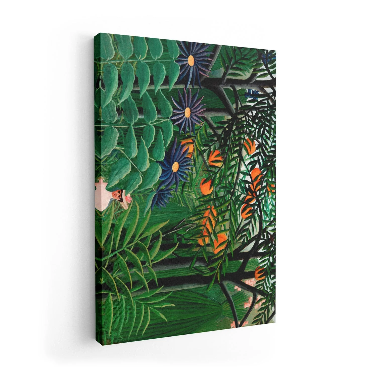 Woman Walking in an Exotic Forest by Rousseau Art Print - Image 7